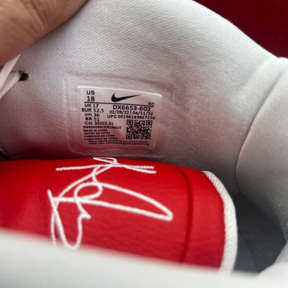 Nike Kyrie Infinity TB Promo Size 18 Red White DX6653-602 Men Shoes Sneakers - Picture 4 of 5